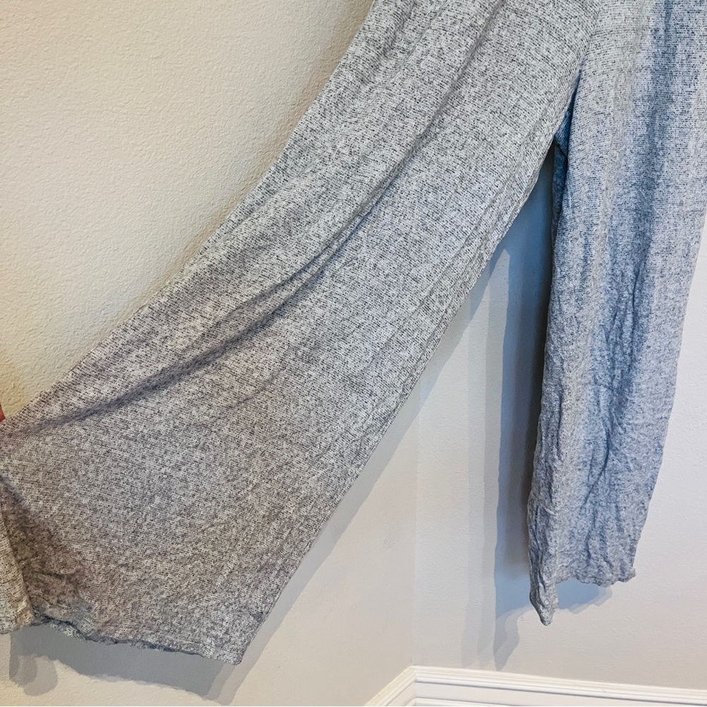 ALTAR’D STATE Gray Twist Front Knit Wide Leg Sleeveless Jumpsuit Size Small 2-4 - Picture 6 of 9